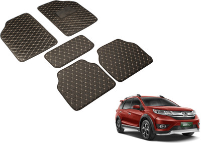Auto Hub Leatherite Standard Mat For  Honda BR-V(Black)