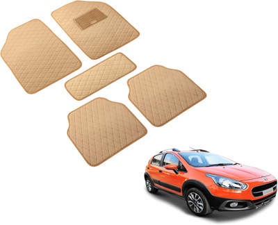 MOCKHE Leatherite Standard Mat For  Fiat Avventura(Beige)