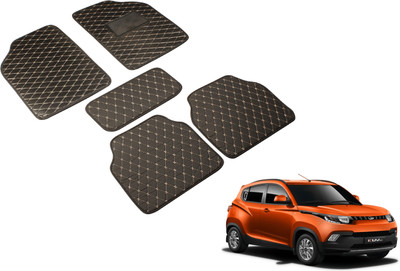 Auto Hub Leatherite Standard Mat For  Mahindra KUV100(Black)