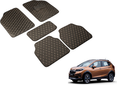 Auto Hub Leatherite Standard Mat For  Honda WR-V(Black)