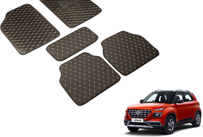 Auto Hub Leatherite Standard Mat For  Hyundai Venue(Black)