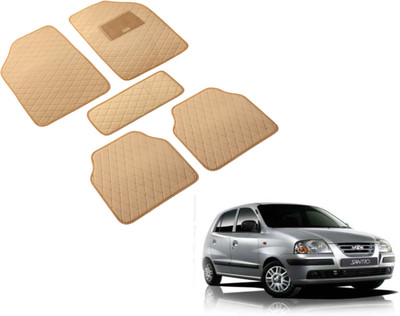Auto Hub Leatherite Standard Mat For  Hyundai Santro(Beige)