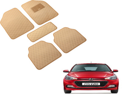 Auto Hub Leatherite Standard Mat For  Hyundai Elite i20(Beige)