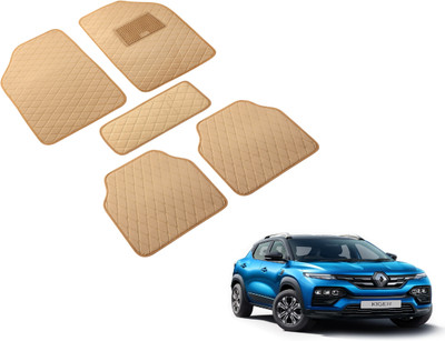 Auto Hub Leatherite Standard Mat For  Renault Kiger(Beige)