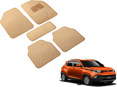 Auto Hub Leatherite Standard Mat For  Mahindra KUV100(Beige)