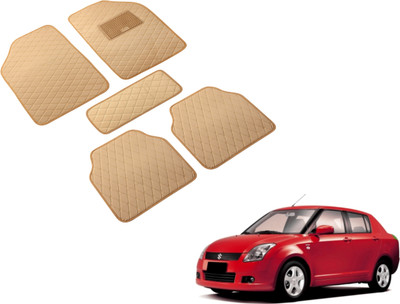 Auto Hub Leatherite Standard Mat For  Maruti Suzuki Swift Dzire(Beige)