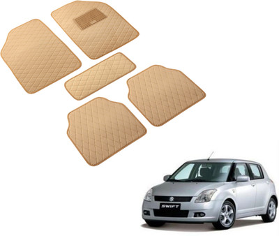 MOCKHE Leatherite Standard Mat For  Maruti Suzuki Swift(Beige)