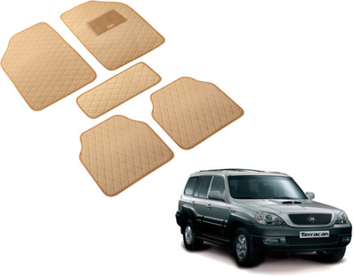 Auto Hub Leatherite Standard Mat For  Nissan Terrano(Beige)