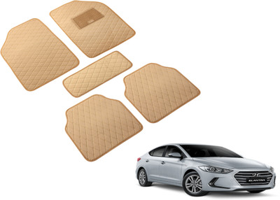MOCKHE Leatherite Standard Mat For  Hyundai Elantra(Beige)