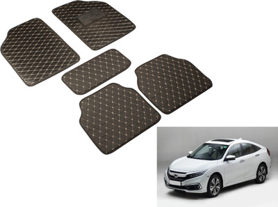 MOCKHE Leatherite Standard Mat For  Honda Civic(Black)