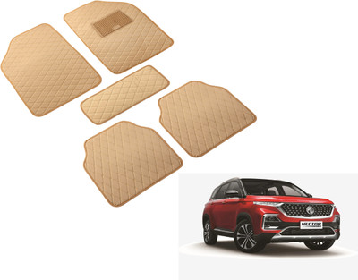 MOCKHE Leatherite Standard Mat For  MG Hector Plus(Beige)