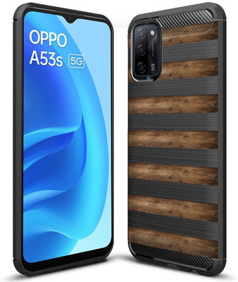 Fashionury Back Cover for Oppo A53s 5G(Black, Brown, Rugged Armor, Pack of: 1)