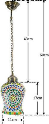 zsquarehp Hanging Lights (Pendant Lights) Lamp Shade (Glass) Pendant Lamp Ceiling Lamp(Multicolor)