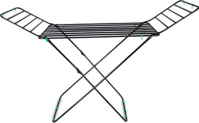 Flipkart SmartBuy Steel Floor Cloth Dryer Stand Pipe Cloth Stand Black Big FSB-004(1 Tier)