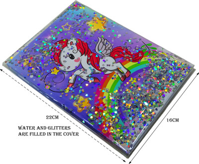 poksi Paper Back A5 Notebook Ruled 100 Pages(Purple)