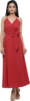 TISTABENE Women Maxi Red Dress