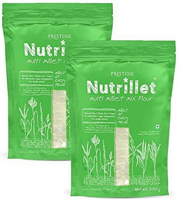 PRISTINE Nutrillet Mixed Millet Flour(1 kg, Pack of 2)