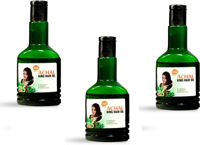 Kaachal Achal King Hair Oil 100 Ml (A Better Hair Oil For Stogner, Longer, Thicker Hair) Pack Of 3 Hair Oil(100 ml)