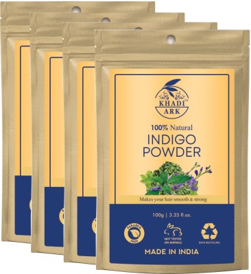 Khadi Ark Herbal Indigo Powder (Pack of 4)(100 g)