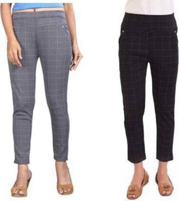 MHR FASHION Multicolor Jegging(Checkered)