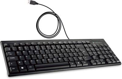 ZEBRONICS K-35 Wired USB Multi-device Keyboard  (Black)