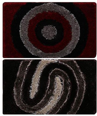 KUBER INDUSTRIES Cotton Door Mat(Multicolor, Large, Pack of 2)