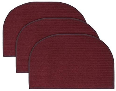 KUBER INDUSTRIES Microfiber Door Mat(Maroon, Medium, Pack of 3)