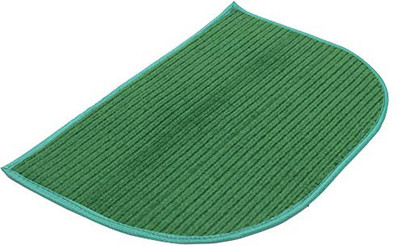 KUBER INDUSTRIES Microfiber Door Mat(Green, Medium)