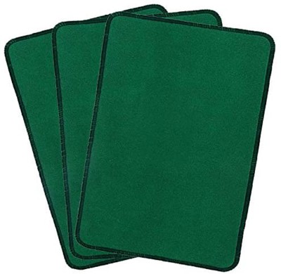 KUBER INDUSTRIES Microfiber Door Mat(Green, Medium, Pack of 3)