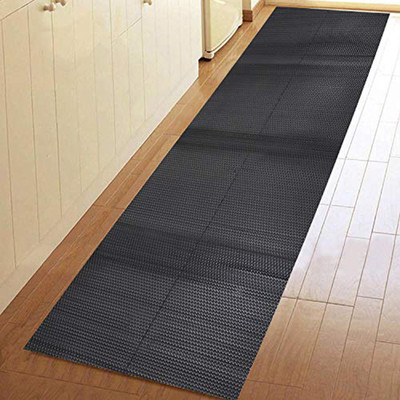 KUBER INDUSTRIES PVC (Polyvinyl Chloride) Floor Mat(Grey, Extra Large)