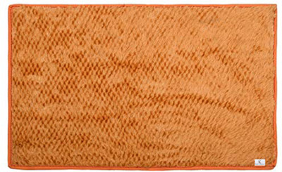 KUBER INDUSTRIES Microfiber Door Mat(Gold, Medium)
