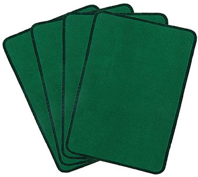 KUBER INDUSTRIES Microfiber Door Mat(Green, Medium, Pack of 4)
