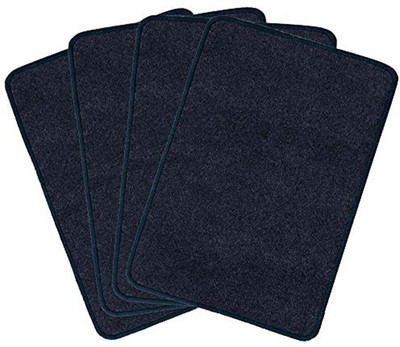 KUBER INDUSTRIES Microfiber Door Mat(Grey, Medium, Pack of 4)
