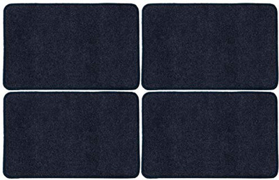 KUBER INDUSTRIES Microfiber Door Mat(Grey, Medium, Pack of 4)