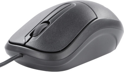 ZEBRONICS USB Comfort + Wired Ambidextrous Optical Mouse(USB 2.0, Black)