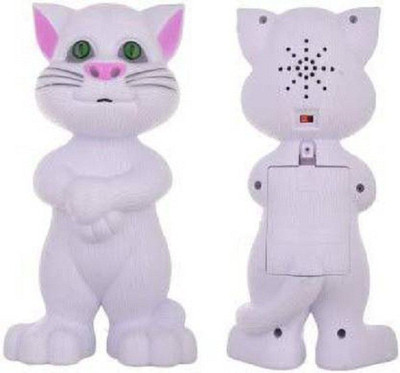 Tenmar Talking Tom Cat with Multi Functions wwevv4 (White)(White)