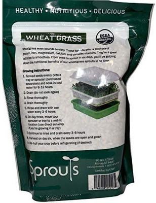 VibeX Wheatgrass Seed(125 per packet)