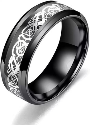 Crazy Fashion Stainless Steel Silver Plated Ring