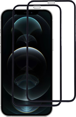 LINLO Edge To Edge Tempered Glass for Apple iPhone 12 Pro Max(Pack of 2)