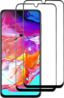 LINLO Edge To Edge Tempered Glass for Samsung Galaxy A70 / Samsung Galaxy A70s(Pack of 2)