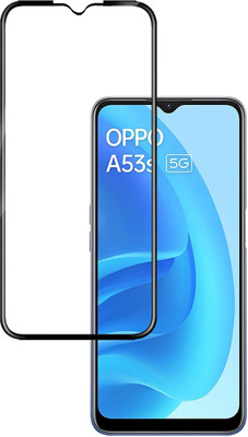 HUPSHY Edge To Edge Tempered Glass for Oppo A53s 5G(Pack of 1)