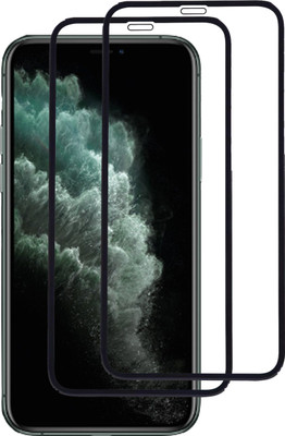 LINLO Edge To Edge Tempered Glass for Apple iPhone X / Apple iPhone Xs / Apple iPhone 11 Pro(Pack of 2)