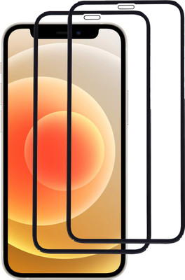 LINLO Edge To Edge Tempered Glass for Apple iPhone 12 Mini(Pack of 2)