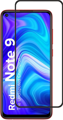 LINLO Edge To Edge Tempered Glass for Redmi Note 9(Pack of 1)