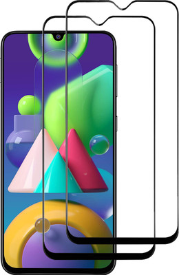 LINLO Edge To Edge Tempered Glass for Samsung Galaxy M20(Pack of 2)