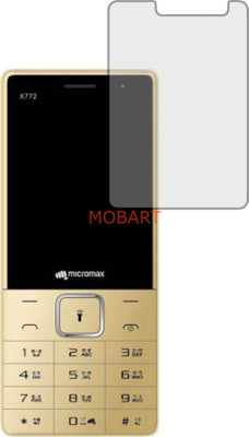 MOBART Tempered Glass Guard for MICROMAX X 772 (Flexible Shatterproof)(Pack of 1)