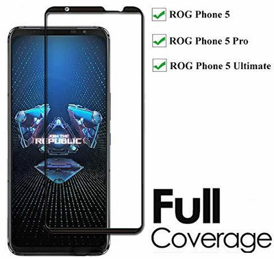 LIKEDESIGN Edge To Edge Tempered Glass for ASUS ROG Phone 5, ASUS ROG Phone 5 Pro, ASUS ROG Phone 5 Ultimate(Pack of 1)