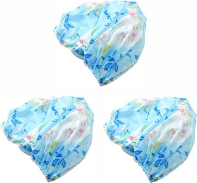 Prefetto COSMO Pack of 3 Premium & High Quality Reusable & Waterproof Printed Bathroom Shower Cap With Elastic Band for Woman & Girl c