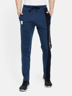 Octave Printed Men Dark Blue Track Pants