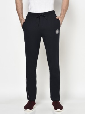 Octave Solid Men Dark Blue Track Pants